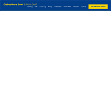 Tablet Screenshot of caboolturebowl.com